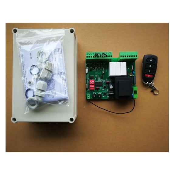 220VAC Sliding Gate Garage Door Opener Motor Operator NC Circuit Board Electronic Card Controller For Automatic Gate Opener