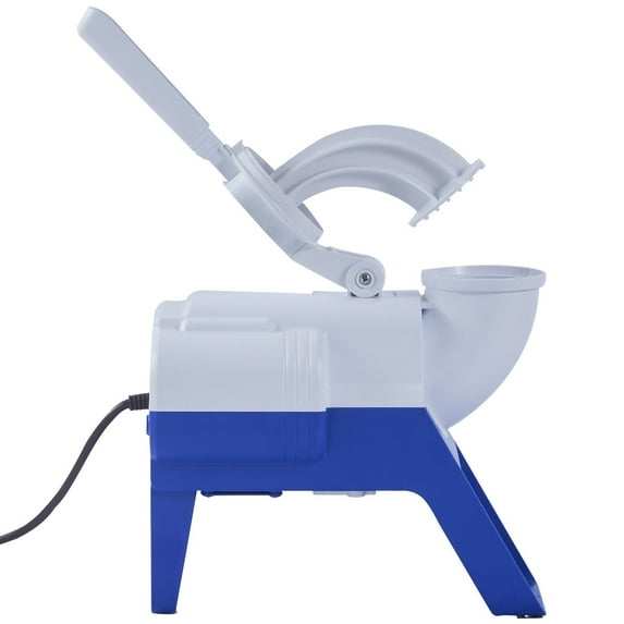 220W Electric Ice Crusher Machine - 176lbs/hr Shaved Ice Maker w/ 2 Blades, Cover & Bowl for Snow Cones, Margaritas, Home & Commercial Use, White