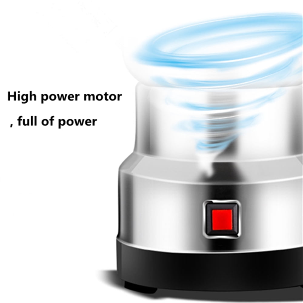 220W Mill Electric Coffee Bean Grinder Nut Seed Herb Grind Spice Crusher Blender