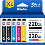 220XL Ink Cartridge Compatible for Epson 220 Ink Cartridge for Printer Epson Ink 220 for Epson XP-420 Ink 5PK