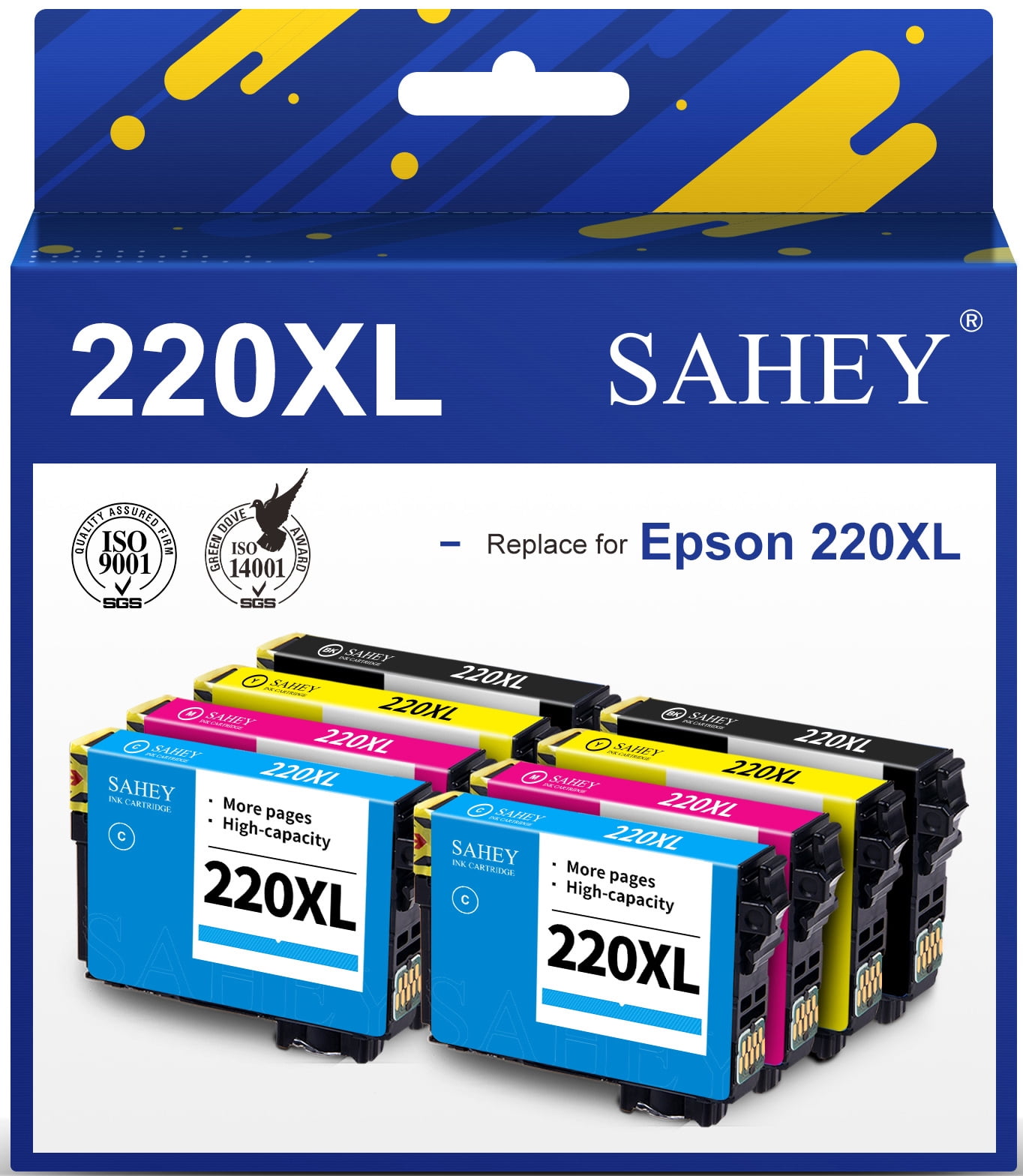 220XL T220 Ink Cartridge for Epson 220 T220XL Combo Pack for Epson