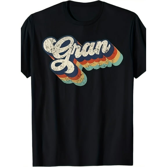 [220g Best Gran Ever T-Shirt] Retro Cute Gran For Grandma Best Gran Ever Mother's Day T-Shirt220g