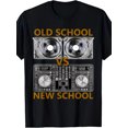 thumbnail image 1 of 220g Old School vs New School DJ T-Shirt, House Dance Music, 1 of 6