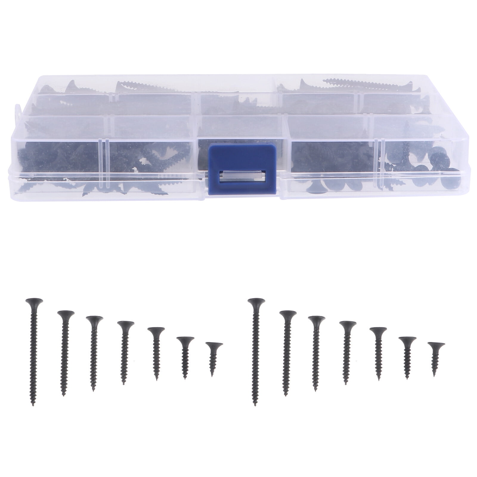 220 Pcs #8 X 1/2 Inch Self Drilling Screws – Black Truss Head For Metal, Wood & Plastic - View #2