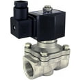 thumbnail image 1 of 220v AC 20mm 3/4" NPT Normally Open Stainless Steel Viton 2-Way Solenoid Valve, 1 of 2