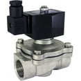 thumbnail image 1 of 220v AC 25mm 1" NPT Normally Closed Stainless Steel Viton 2-Way Solenoid Valve, 1 of 2