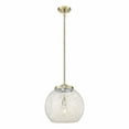 thumbnail image 1 of Innovations Lighting - White Mouchette - 1 Light Stem Hung Pendant In Modern, 1 of 2