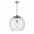 thumbnail image 1 of 221-1S-PN-G122-16 Innovations Lighting Athens - 1 Light Pendant In Industrial Style-16.38 Inches Tall and 15.75 Inches Wide-Polished Nickel, 1 of 2