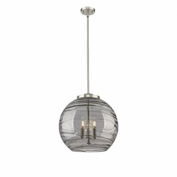 Innovations Lighting - Athens Deco Swirl - 3 Light Pendant In Industrial