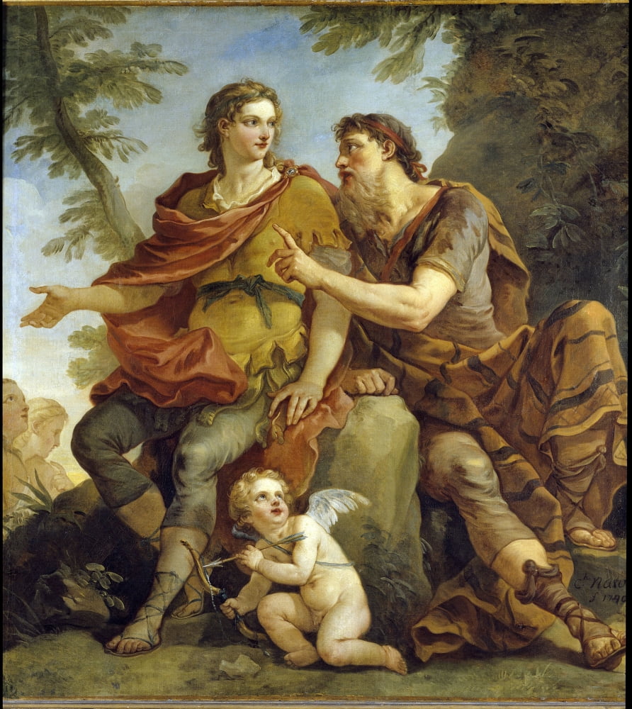 2212 Joseph Natoire (1700-1777) French School Canvas Art - (18 x 24)