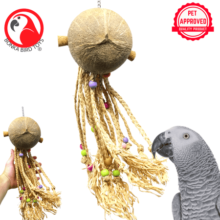 2214 Coco Rasta Large Natural Chew Cage Toy
