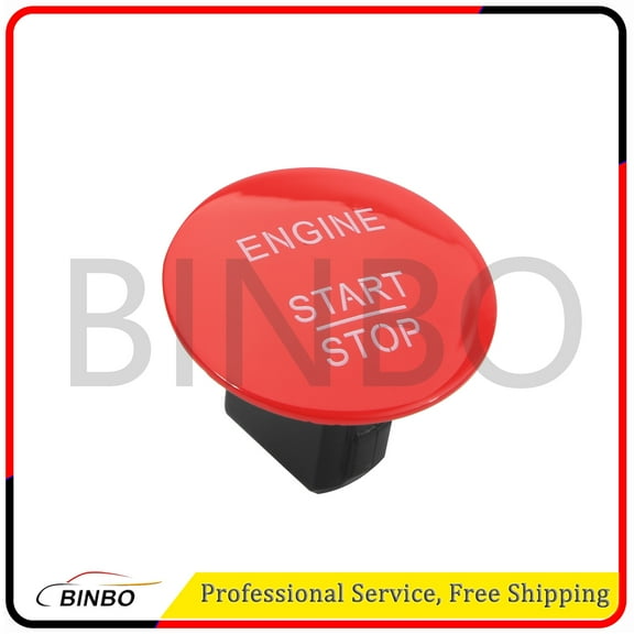 2215450714 Engine Keyless Go Push Start Ignition Button Red