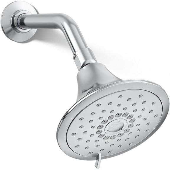 22169-CP Fort Three-function showerhead, 2.5 GPM, Corrosion Resistant, Full Coverage, Pulsating Massage, Silk Spray, Polished Chrome
