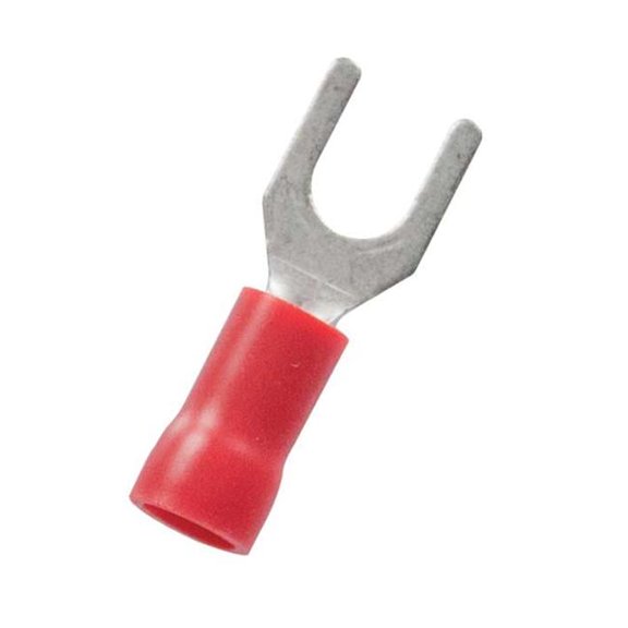 2218 No. 10 Vinyl Spade Terminal, Red