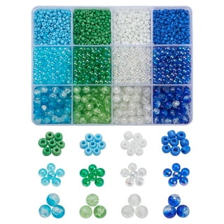 Craftybook 7500pc Beads Bracelet Making Kits with Small Glass and Letter Beads, Men's, Gold