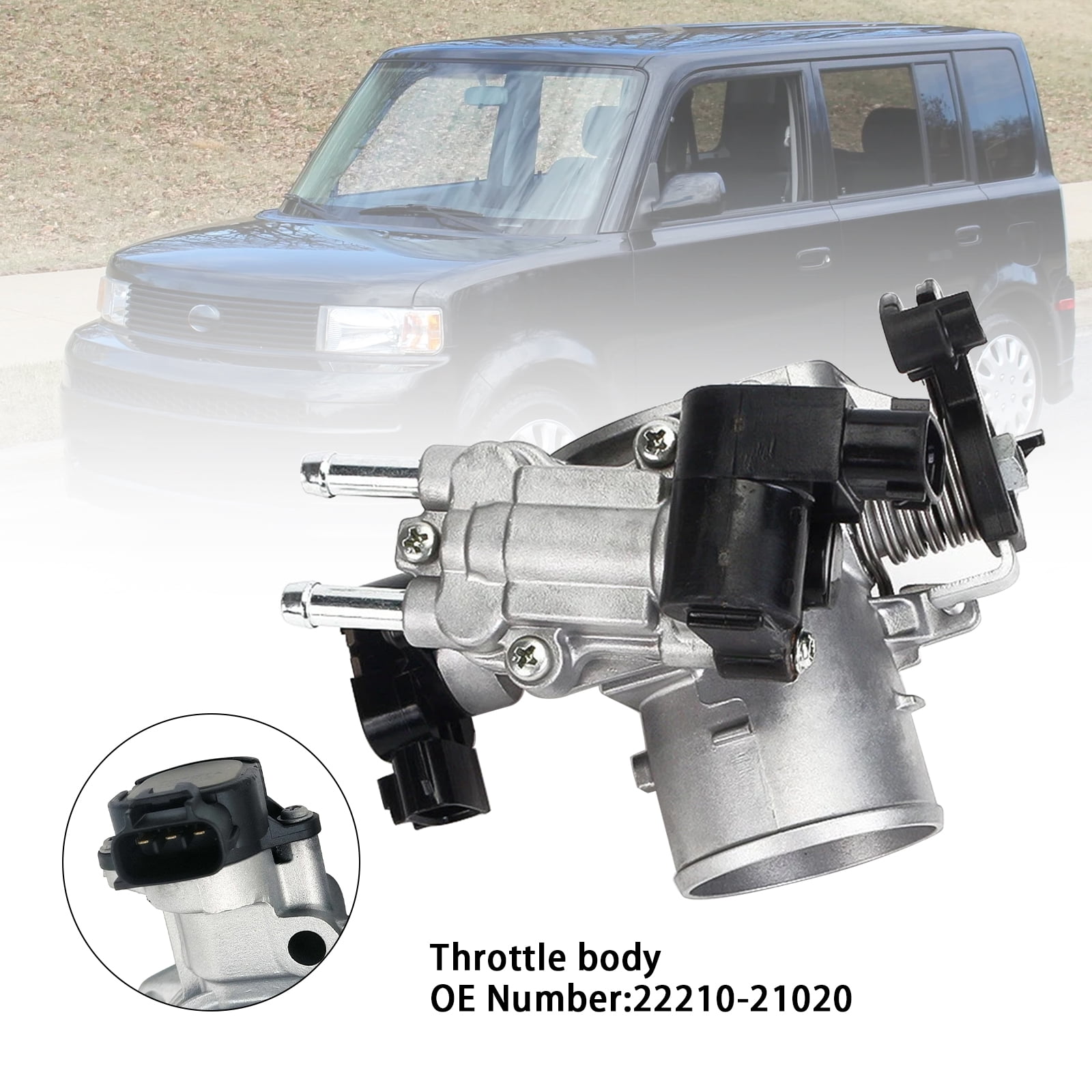22210-21020 Throttle Body For 2004-2006 Scion XA XB 2000-2005 ECHO MT AT
