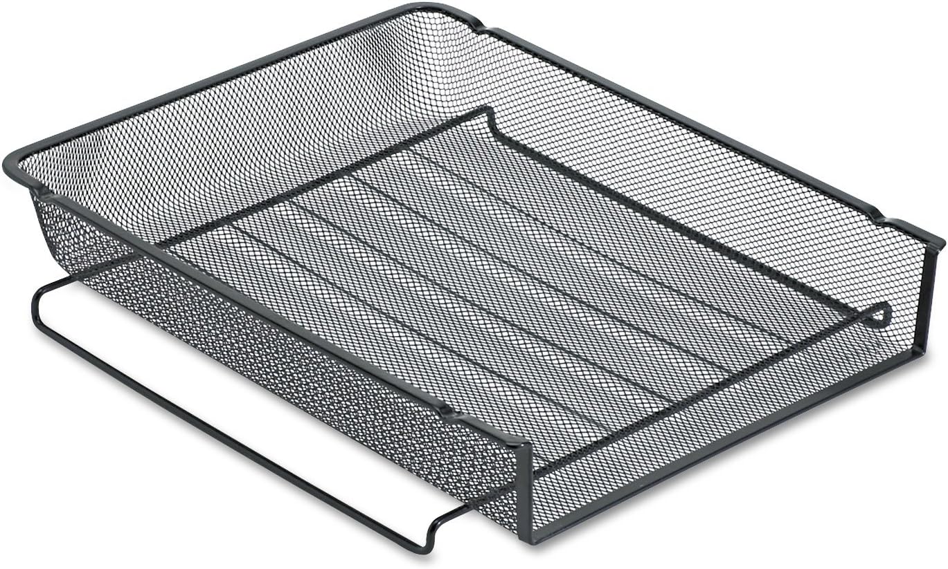 22211ELD Mesh Stackable Front Load Letter Tray Wire Black