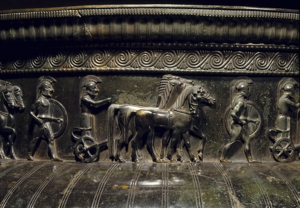 2227 Greek Art Canvas Art - (24 x 18)