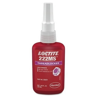 Loctite 222 Threadlocker for Automotive: High-Temperature, Low-Strength,  Anaerobic, One-Piece Assembly, Non-Corrosive, Locks and Seals | Purple, 6  ml