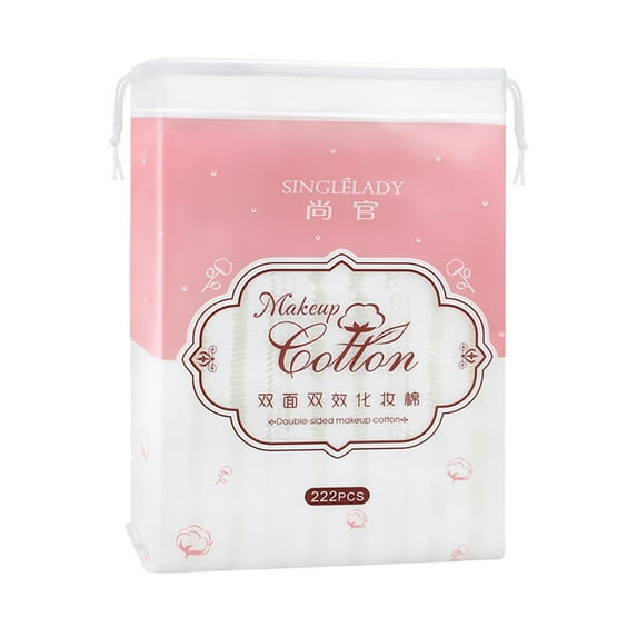 222Pcs Cosmetic Cotton Pad Lint Free Facial Eye Cleansing Makeup Remover Tools