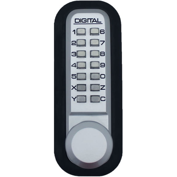 Lockey 2830MG Pushbutton Lock, Adjustable Deadlatch
