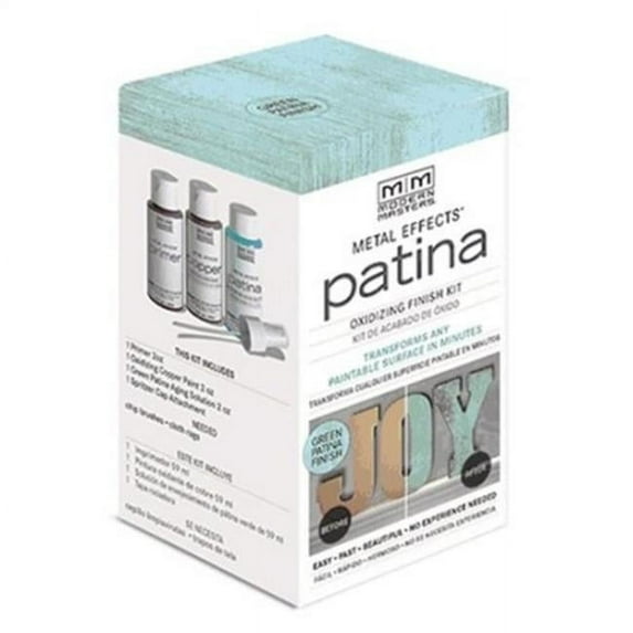 223428 2 oz Patina Metal Effects Finish Kit, Green