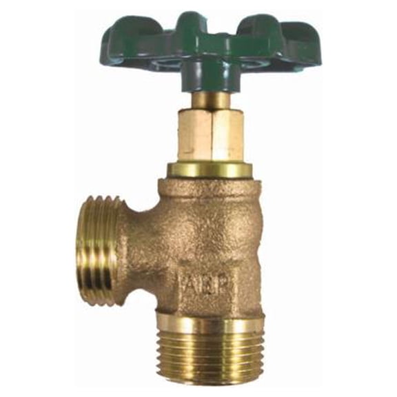 Arrowhead Brass 223LF Boiler Drain, Lead-Free, 3/4 In. MPT - Quantity 12