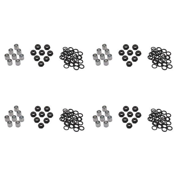 224 Pieces Skateboard Truck Hardware Kit Includes Spacers, Axle Nuts and Speed Rings for Skateboard and Longboard
