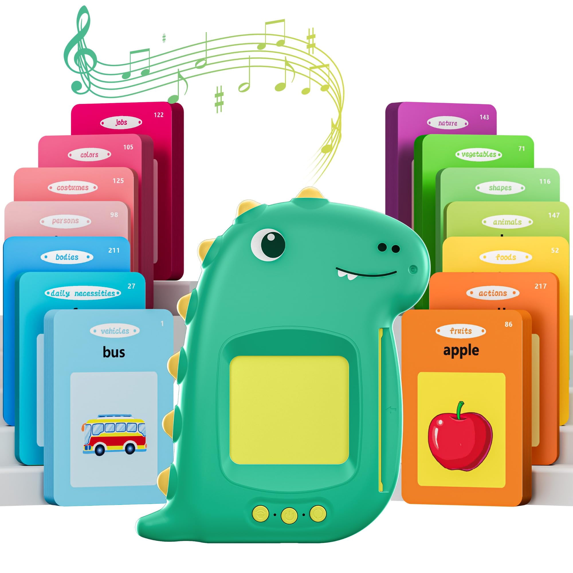 224 Sight Words Talking Flash Cards,Toddler Toys for 2 3 4 Year Old