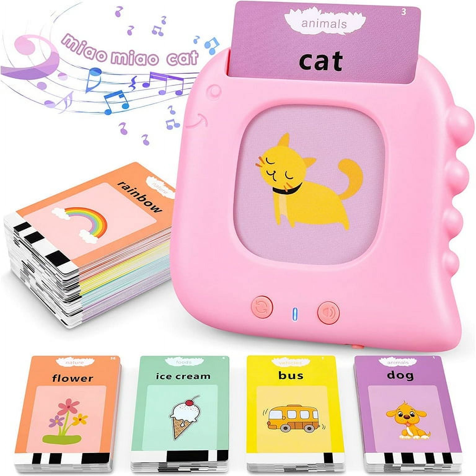 224 Sight Words Talking Flash Cards Toddler Toys Pocket Speech for