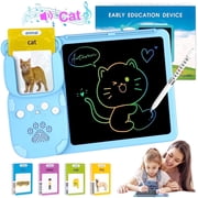 Xueyu Talking Flash Cards LCD Writing Tablet for Preschool, Animals & Nature, 224 Word
