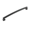 thumbnail image 1 of 224 mm Center-Center Style Cabinet & Drawers Pull, Matte Black, 1 of 2