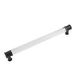 thumbnail image 1 of 224 mm Center-Center Style Cabinet & Drawers Pull, Matte Black, 1 of 1