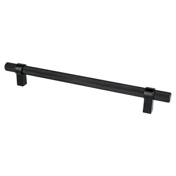 224 mm Center to Center Radial Reign Cabinet Pull, Matte Black