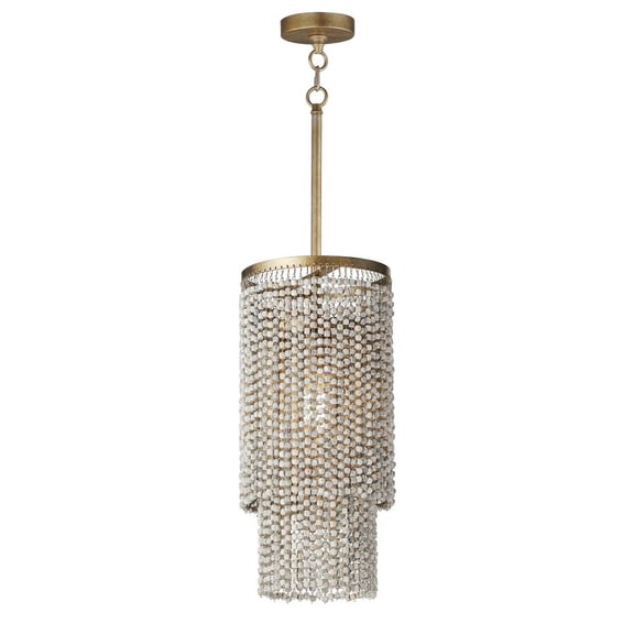 22461WWDGS Maxim Lighting Fontaine - 1 Light Pendant-16.75 Inches Tall and 8 Inches Wide