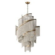 22467WWDGS Maxim Lighting Fontaine - 7 Light Chandelier-36.75 Inches Tall and 23.5 Inches Wide