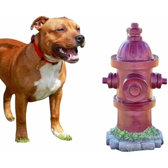 22472 Fire Hydrant Statue Dog Training Lamp Post 14 inch Indoor Home Outdoor Garden Sculpture Patio Lawn Yard Ornaments Decoration$$Garden & Patio