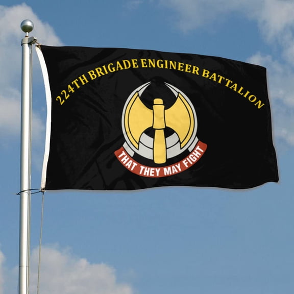 224th Brigade Engineer Battalion  34th Infantry Division US Army Flag 3x5Feet Outdoor Indoor Decoration Flag with Brass Grommets