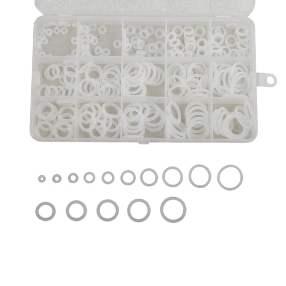 225/1228pcs 32 Size Clear White Silicone O Rings Assortment Kit With Pick And Hook Sealing O-ring Auto Wear Parts
