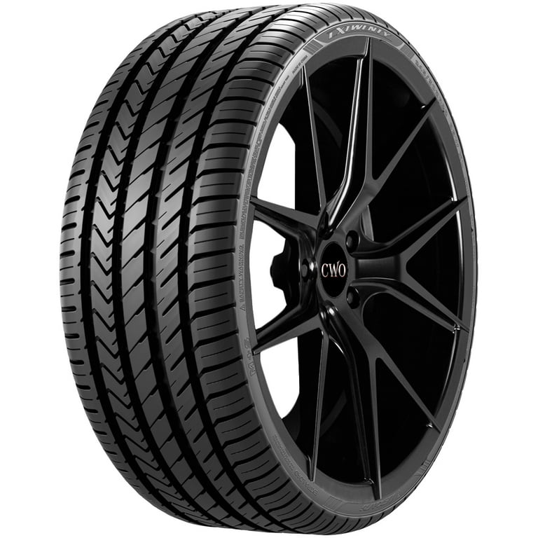 225/45ZR18 Lexani LX-Twenty 95W XL Black Wall Tire - Walmart.com