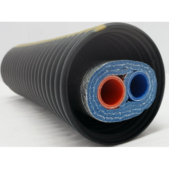 225 Ft of Commercial Grade EZ Lay Three Wrap Insulated 1" Pex AL Pex Tubing