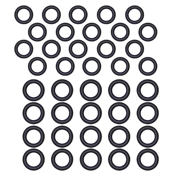 225 Piece Metric O Ring Kit, Rubber Sealing Gasket Assortment, 18 Sizes 3mm to 22mm, Oil Resistant Leak Proof for Automotive Plumbing Repair