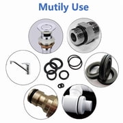 Professional O Rings Assortment, 225PCS Rubber O Ring Kit with Multiple Sizes, Heat Resistant Gasket Washers for Plumbing, Hydraulic & Air Systems