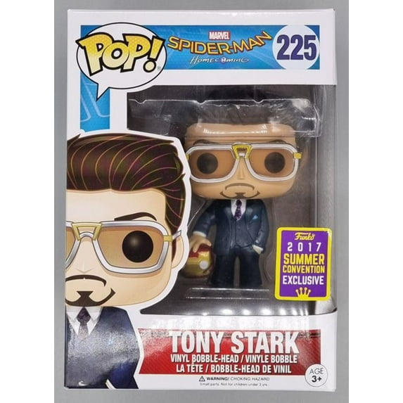 225 Tony Stark (Holding Helmet) Marvel Spider-Man Homecomin Funko POP