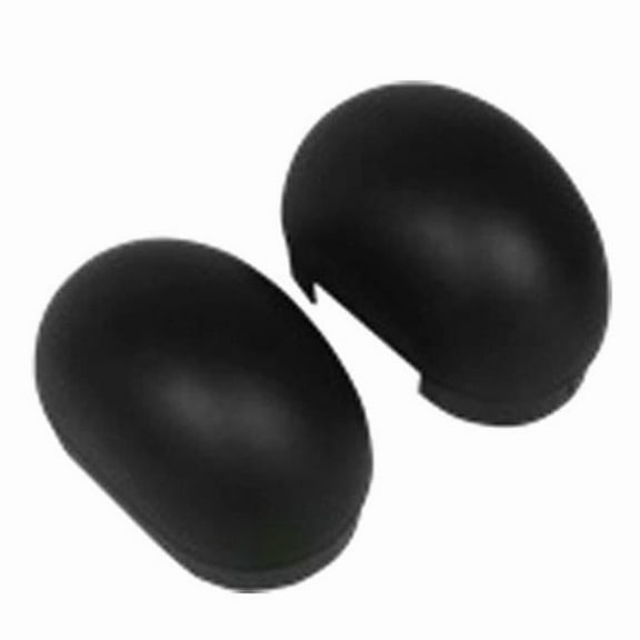 225003 Replacement Black End Cap Kit for 4 in. Oval Tube Steps