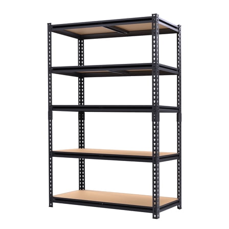 2250LBS 5-Tier Storage Shelves , Adjustable Metal Shelves , Heavy Duty Shelf for Basment, Garage, Pantry, Warehouse, Kitchen