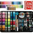 thumbnail image 1 of 226 PCs Adult Color Sewing Kit Sewing Supplies and Accessories Portable Sewing Thread Needle Kit Beginner Travel Sewing Kit Scis (XXL), 1 of 6
