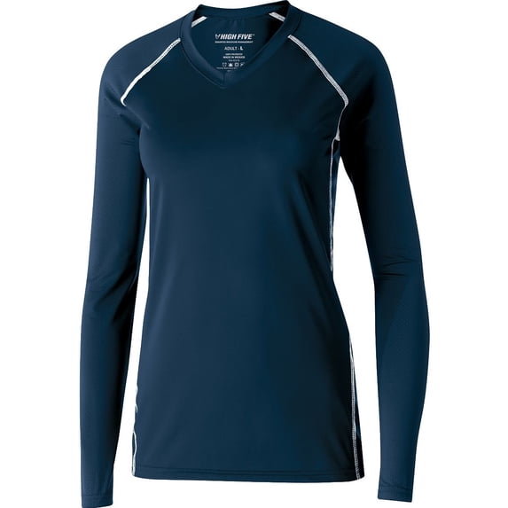226380 Ladies Solid Volleyball Jersey L/s