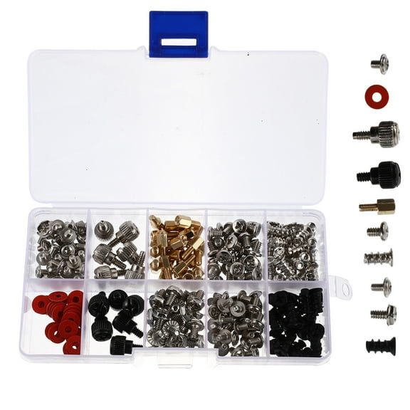 228 Pcs Computer Screw Assortment Kit Motherboard Mounting Hardwares Screws