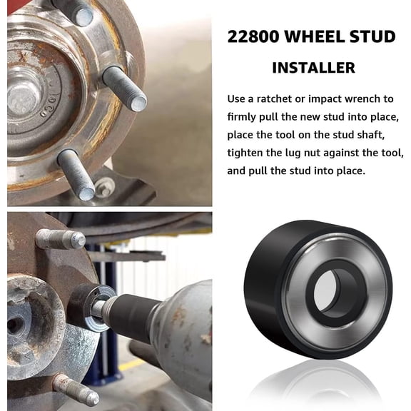 22800 Wheel Stud Installer Tire Stud Tool Wheel Studs Replacement for Most All Automotive Wheels and Light-Duty Truck Wheel Stud Installer$$Wheels & Wheel Components